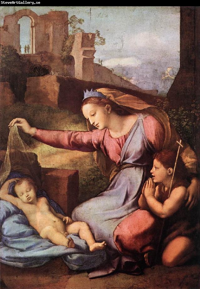 RAFFAELLO Sanzio Madonna with the Blue Diadem